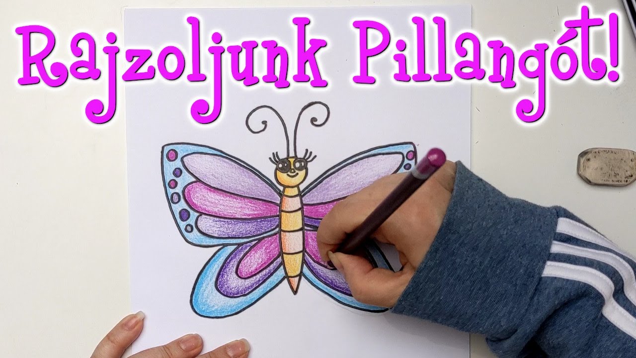 Rajzoljunk pillangót! (Gyerekeknek)