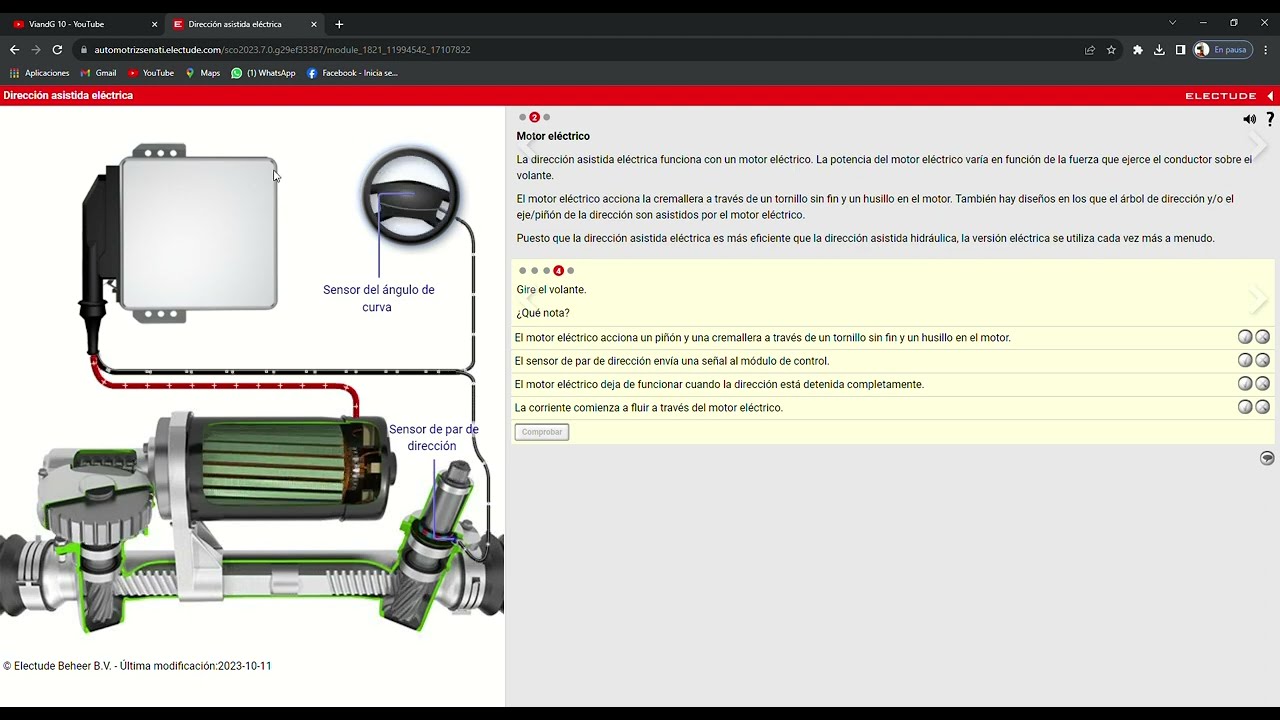 Dirección asistida eléctrica electude