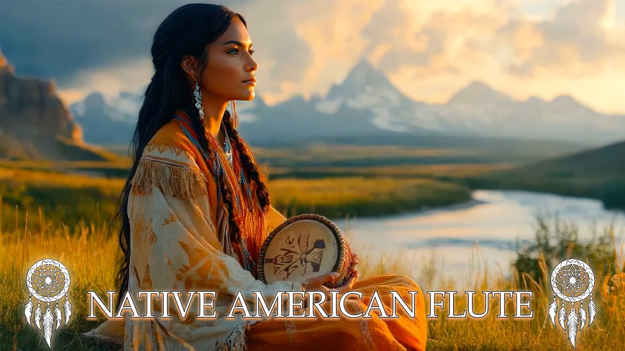 Inner Peace by the Sacred River - Native American Flute Music 432 hz for Emotional Healing, Sleep