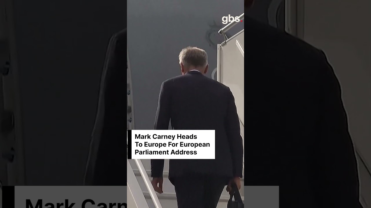 Canada&rsquo;s Carney Departs Toronto Ahead Of European Parliament Address | GBS News | AC1C