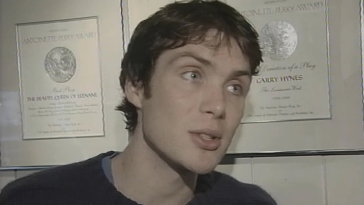 Cillian Murphy filming 'Breakfast On Pluto' in Callan, Co. Kilkenny, Ireland 2004