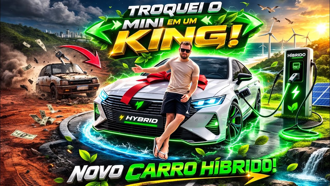 Troquei meu MINI por um KING HÍBRIDO! Valeu a pena? 😱⚡