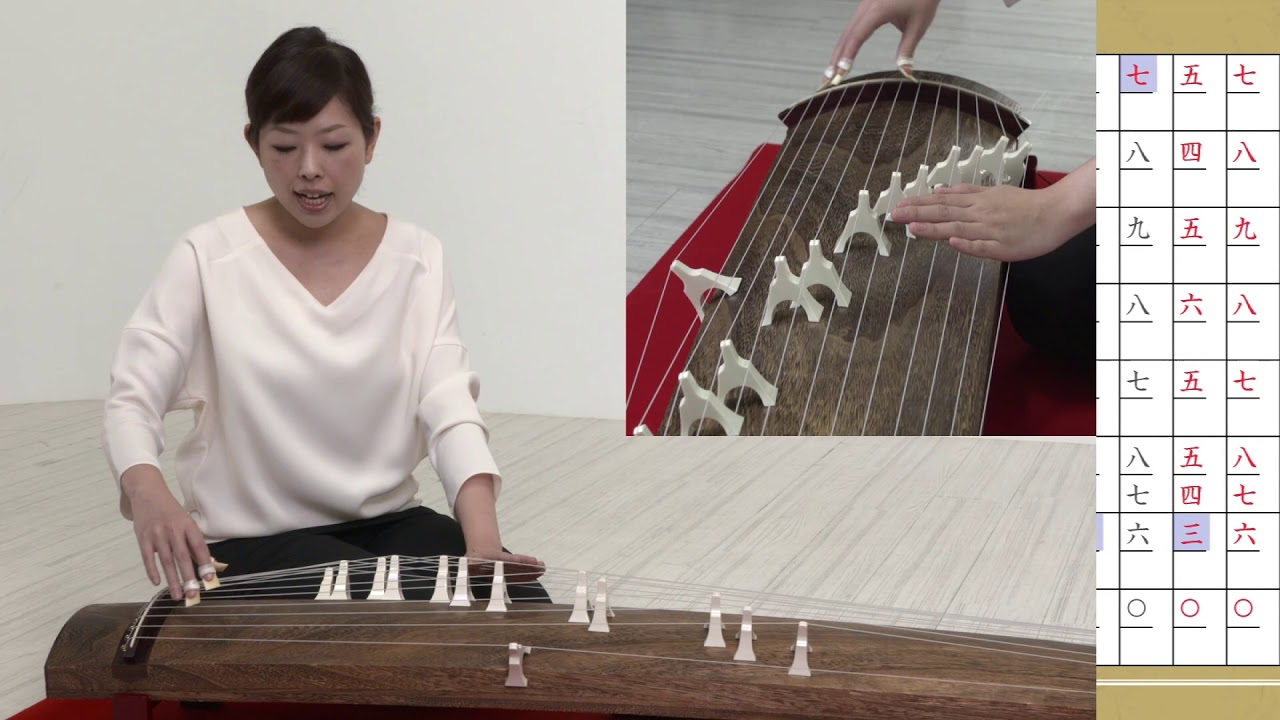 箏1-6 「さくらさくら」を弾いてみよう2
