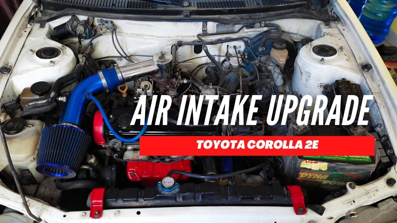 AIR INTAKE UPGRADE || Toyota Corolla 2E