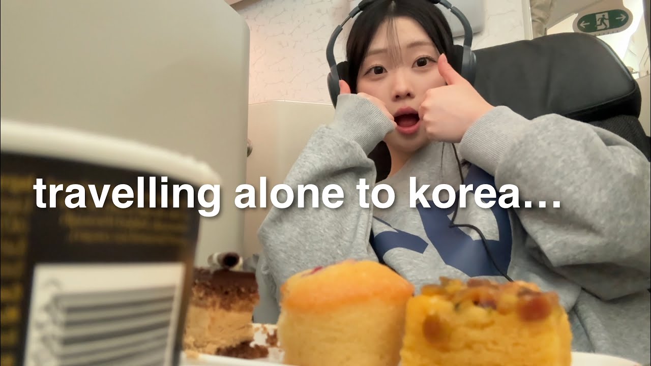 flying business class to korea as an 18 year old