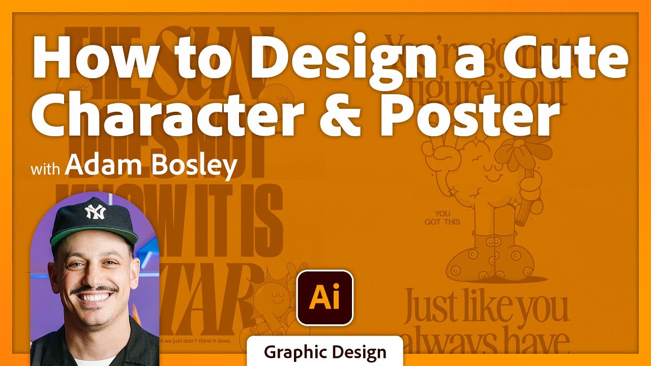 How to Design a Cute Character & Impactful Poster with Adam Bosley