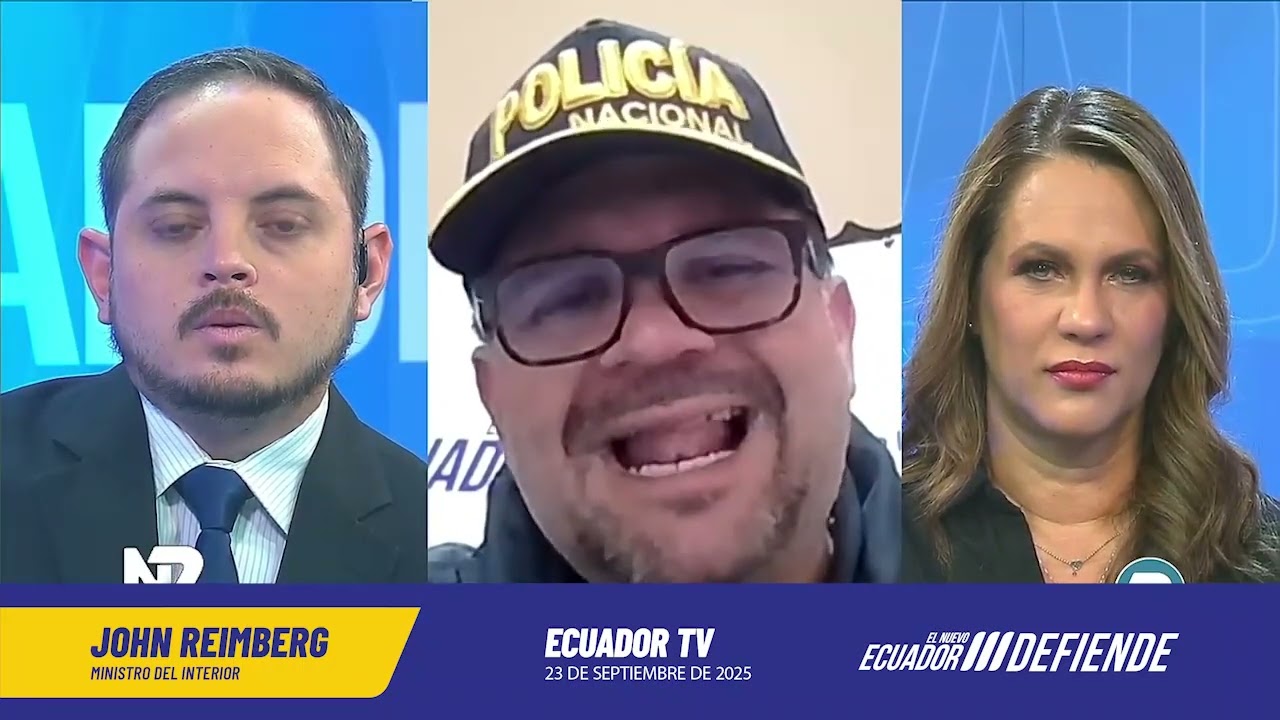 ENTREVISTA DEL MINISTRO DEL INTERIOR, JOHN REIMBGER, EN COMPLETA EN ECUADOR TV