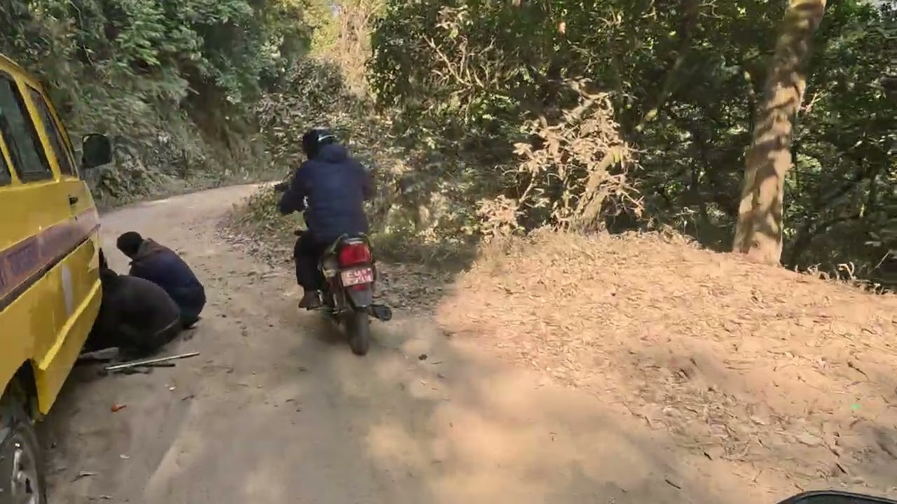 #Telkot Bus Stop -#Nagarkot Road #Shri Ban (B.S. 2082 Poush 19)