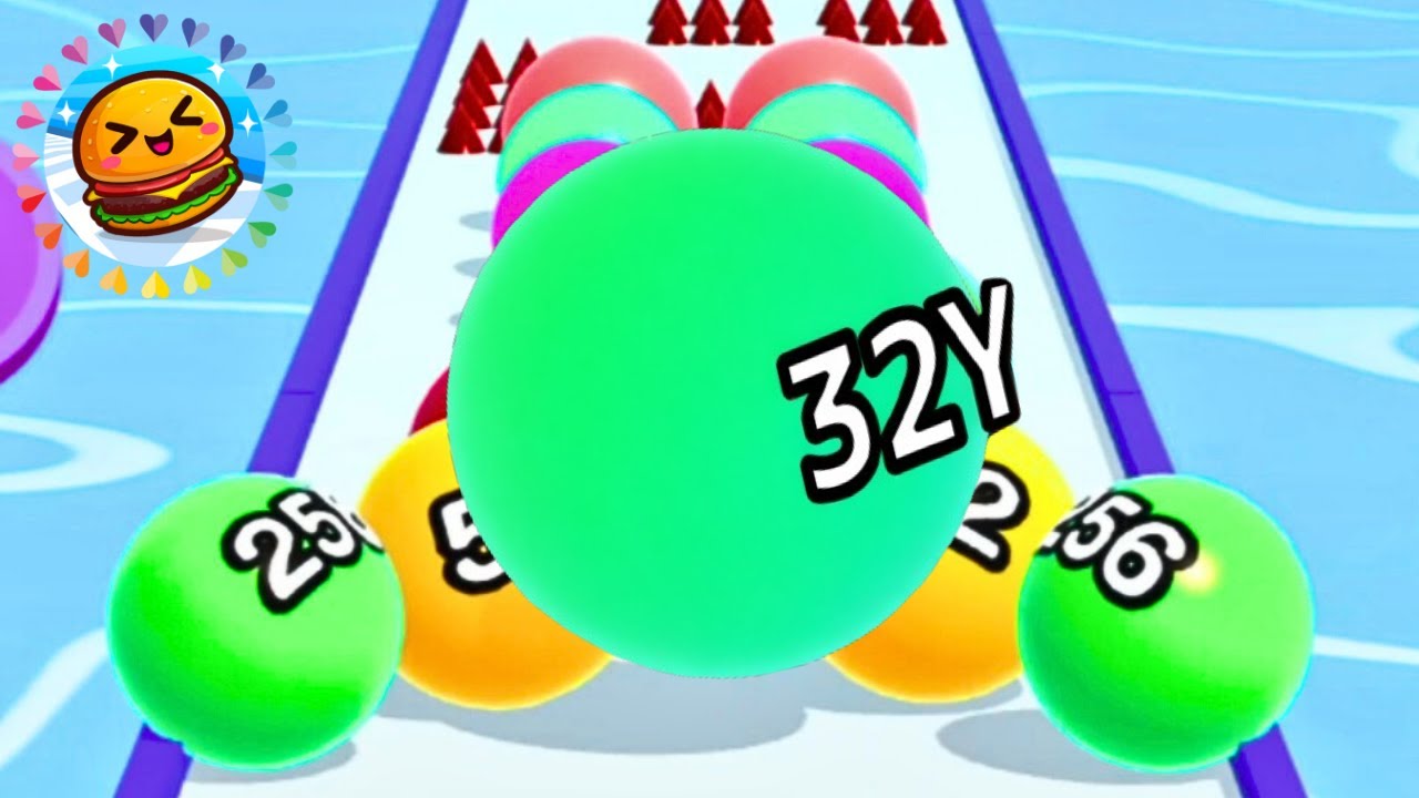 Ball Run 2048 Infinity Play, Food Run | Satisfying Ball Games Hub LIVE 🔴 24/7