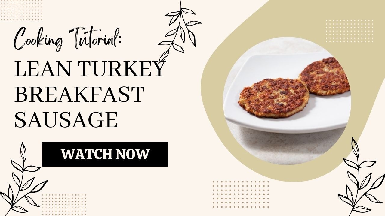 Homemade Lean Turkey Breakfast Sausage | Healthy Breakfast Staples