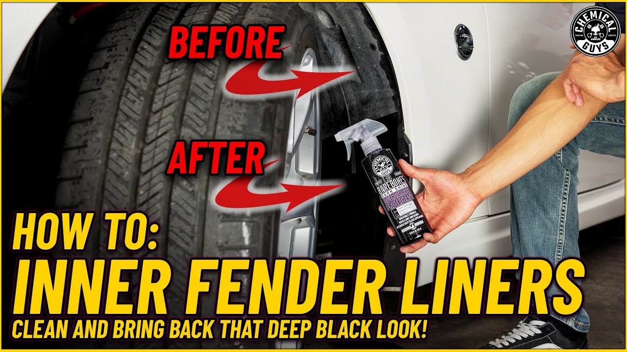 How To Restore Dull Faded Fender Liners To Their Deep Black Glory! - Chemical Guys