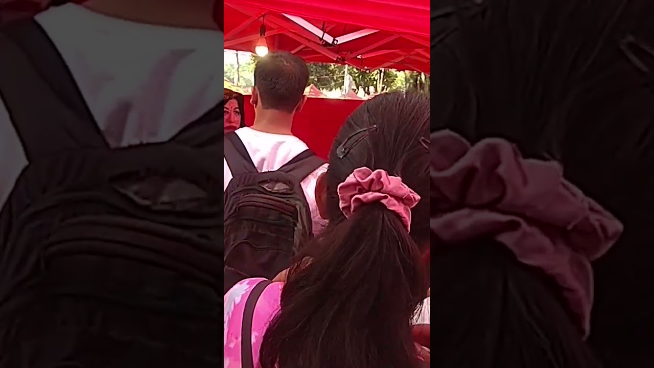 Indian Humanoid Robot Teacher Shalu in Maker Mela 2023, with her fans