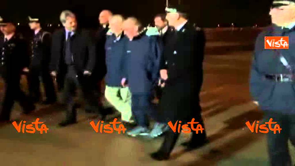 POLLICARDO E CALCAGNO, RIENTRO IN ITALIA DEGLI OSTAGGI LIBERATI IN LIBIA