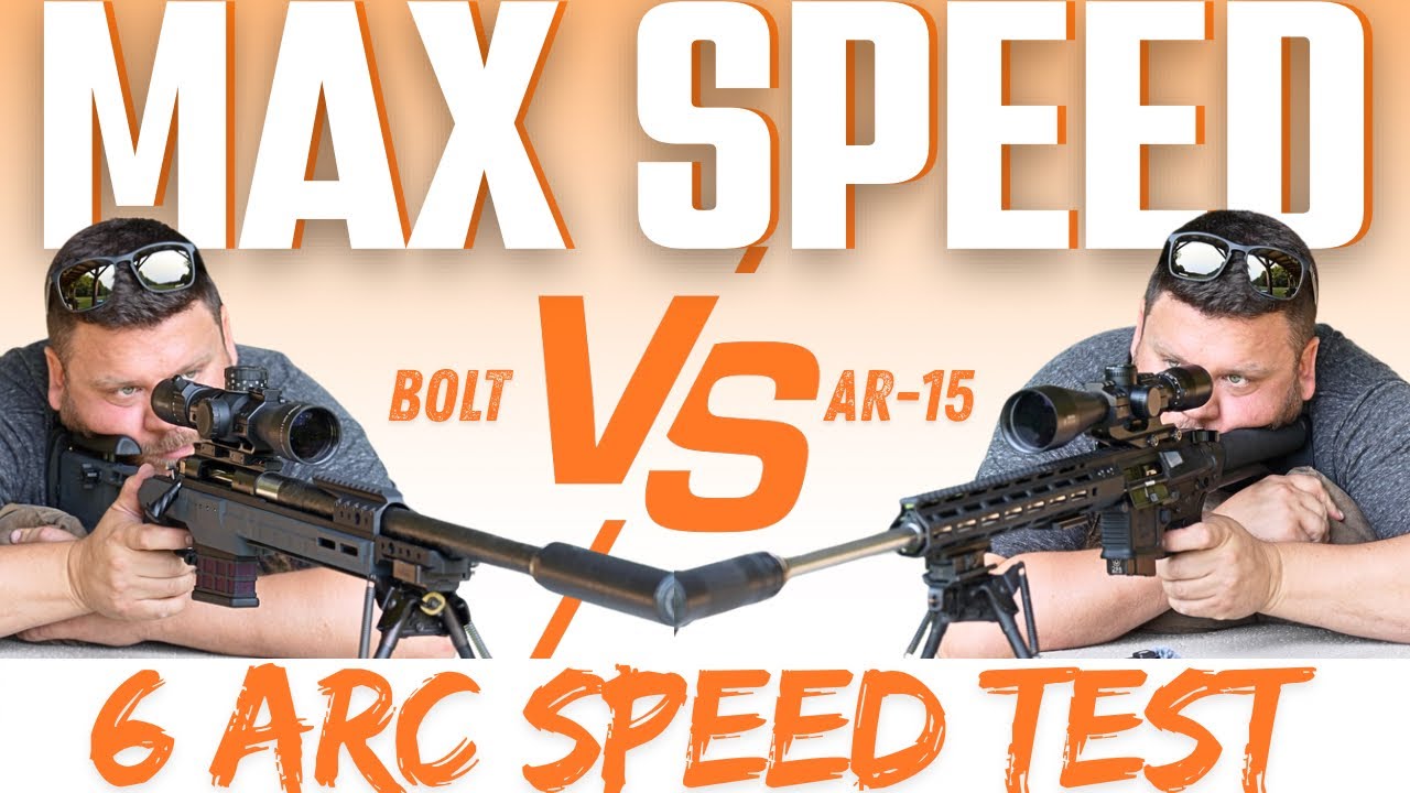 6 Тест ARC MAX SPEED | Болтовое действие против AR-15