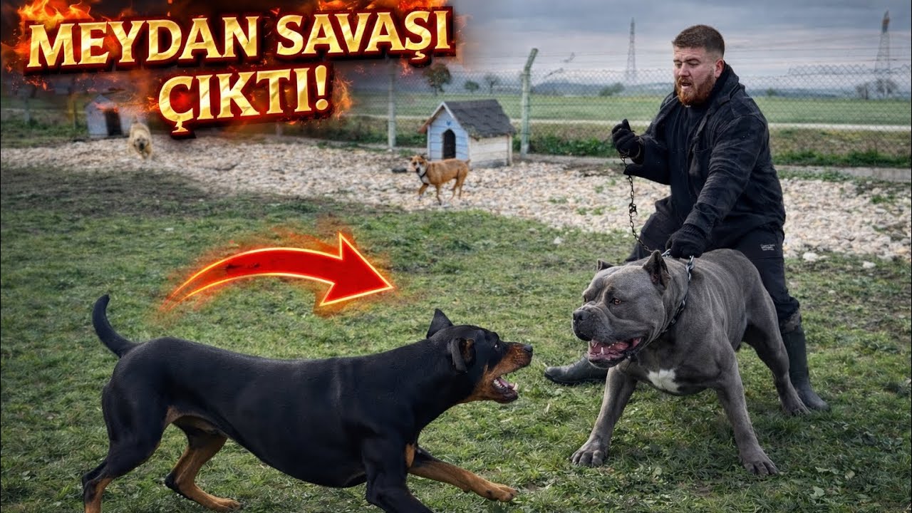 DOBERMAN DEDE NORA’YA DALINCA CARLOS ÇILDIRDI! CANE CORSO 
