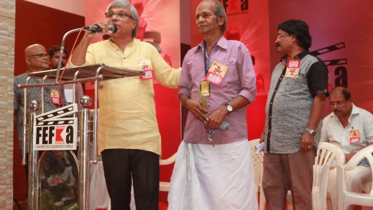 FEFKA presenting honorary membership to film director Stanley Jose