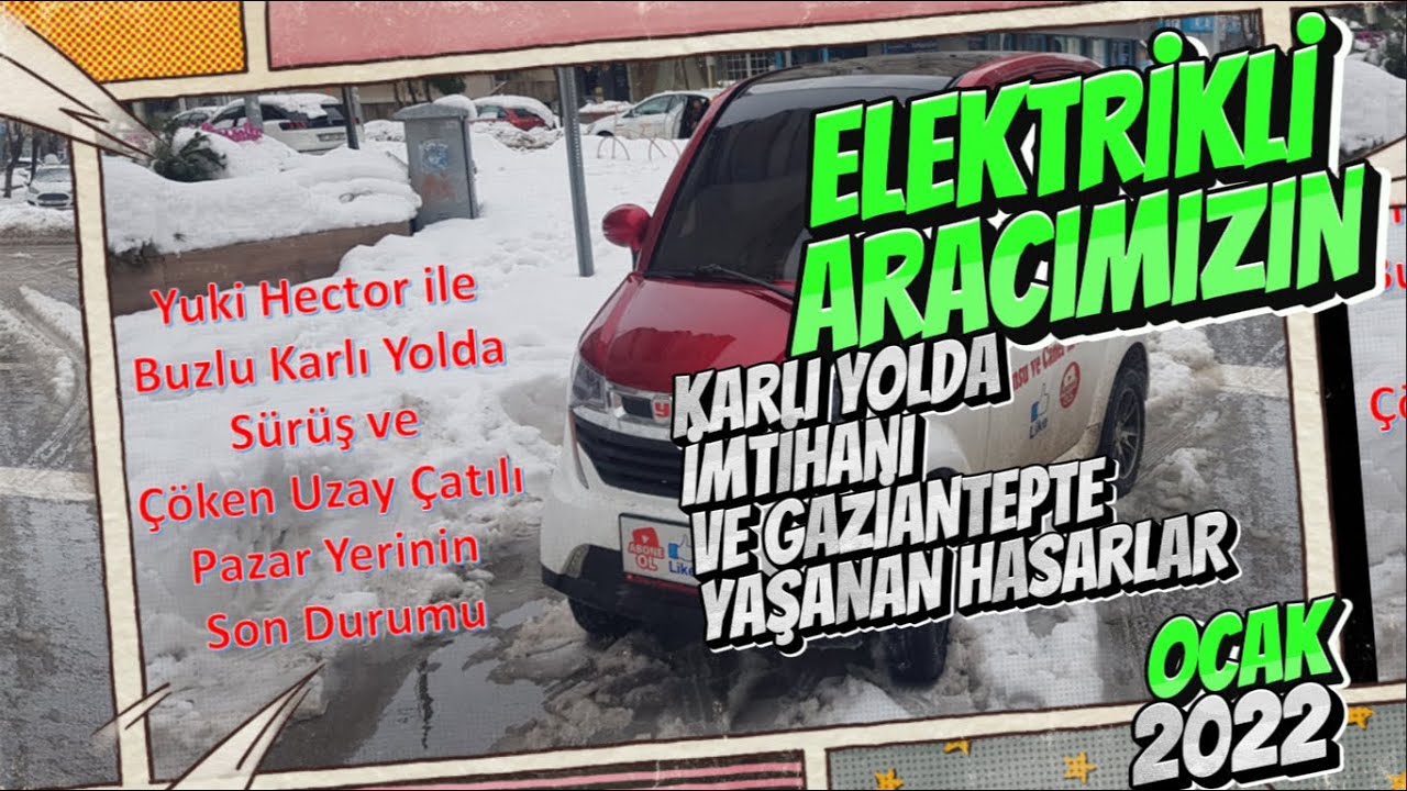Yuki Hector ile Buzlu Karlı Yolda Sürüş ve Çöken Uzay Çatılı Pazar Yerinin Son Durumu