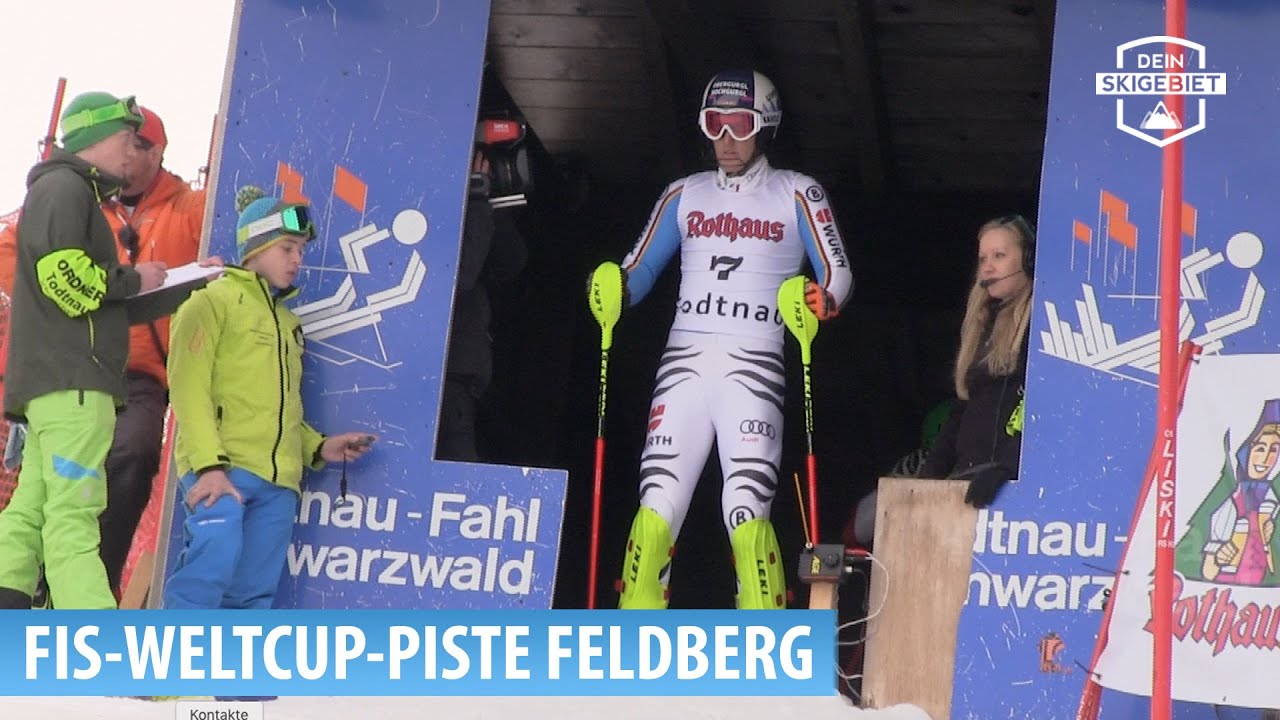 FIS-Weltcup-Strecke im Skigebiet Feldberg (Schwarzwald)