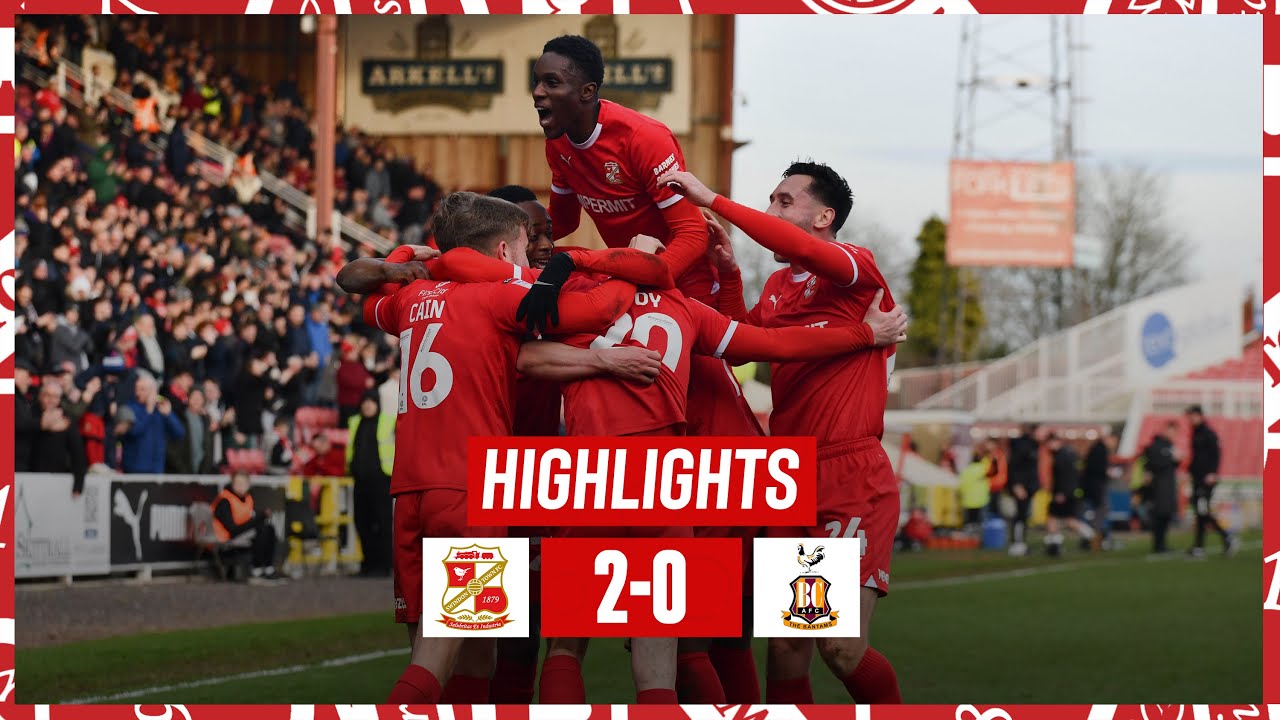 Extended Highlights: Swindon Town vs Bradford City
