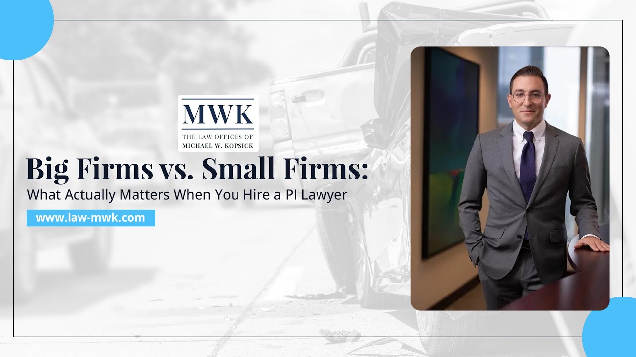 Big Firms vs. Small Firms: What Actually Matters When You Hire a PI Lawyer
