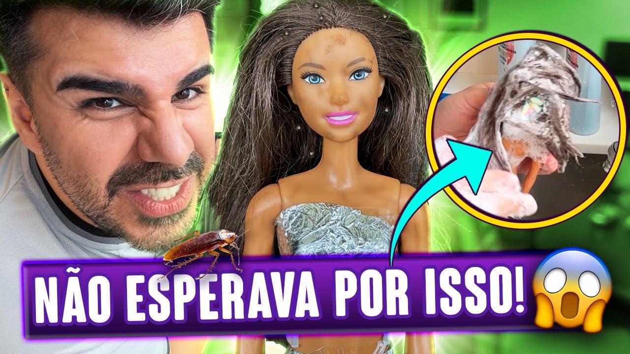 UMA SEGUIDORA ME MANDOU UMA BARBIE ESTRAGADA!😱 TENTEI RESTAURAR, OLHA NO QUE DEU! - Titi Fabri