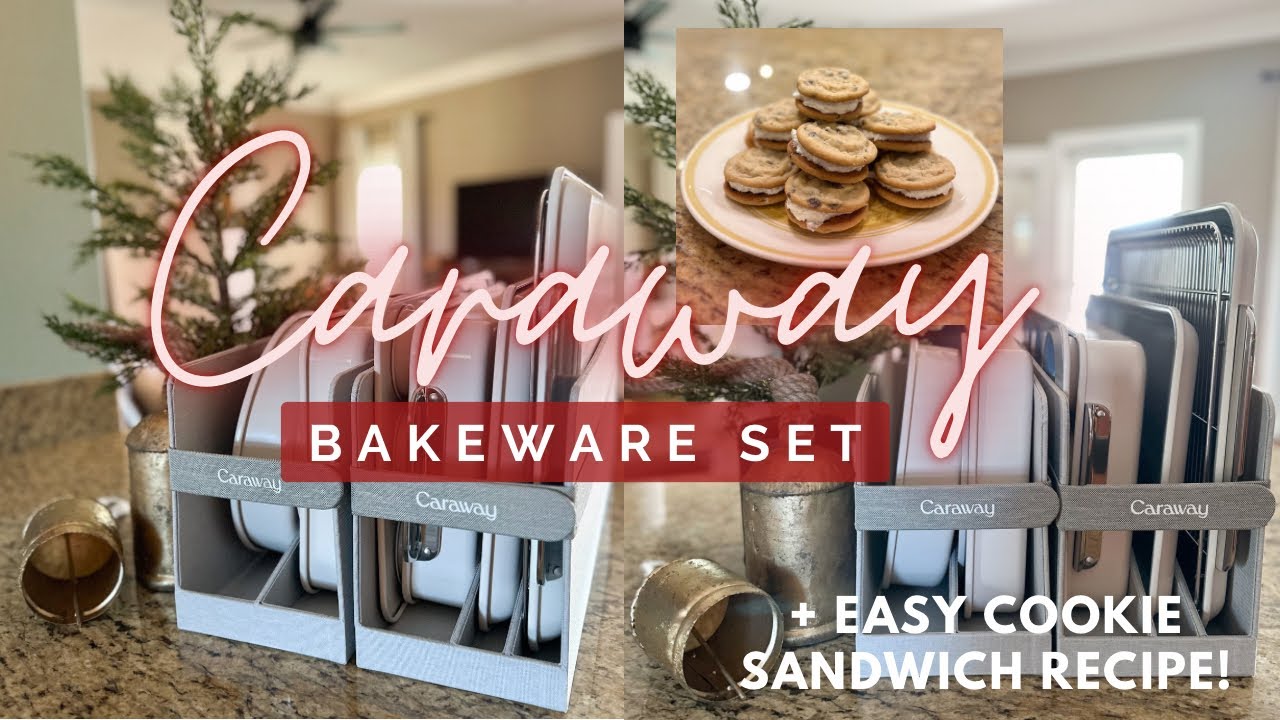 2023 HOLIDAY BAKING | Caraway Bakeware Set | Easy Cookie Sandwich Recipe