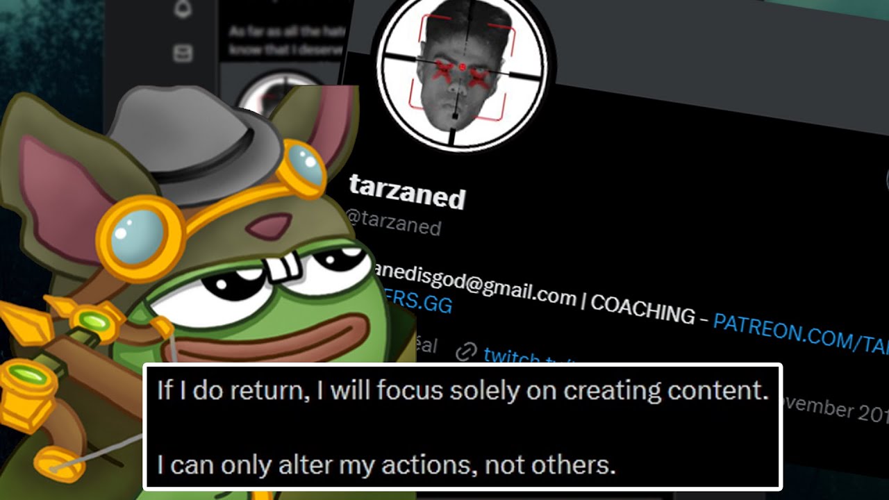 Tarzaned's Apology Tweet