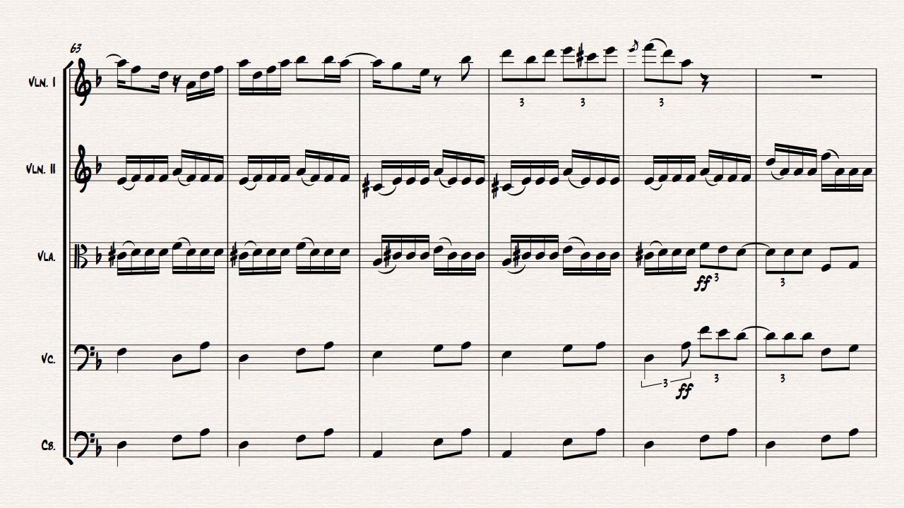 La voy a tocar a pie - VHG (String Quintet Arranged for Fernando Rivas)