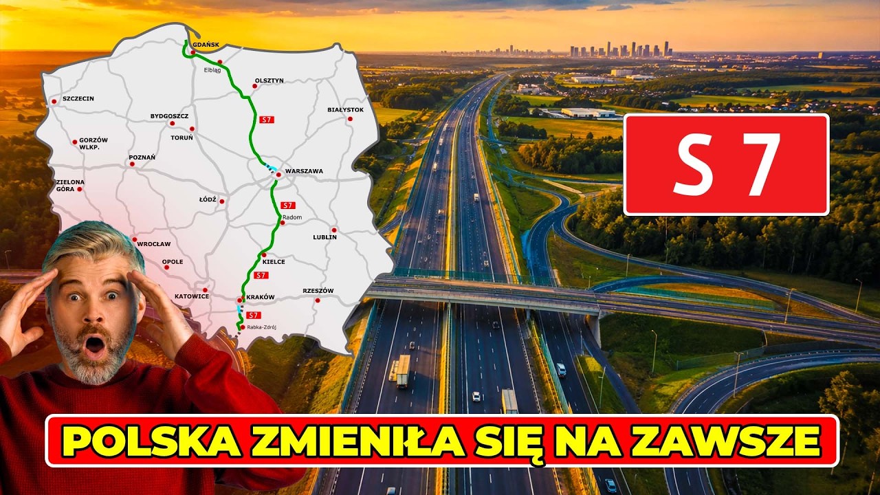 Дорога, которая навсегда изменила Польшу | Скоростная автомагистраль S7
