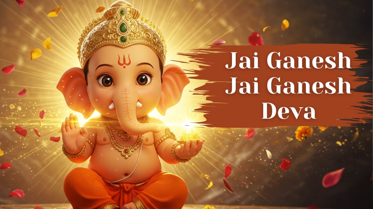 Jai Ganesh Deva &ndash; the beloved Ganesh Aarti&hellip; sing with love and invite Bappa&rsquo;s blessings | Bal Bhakti