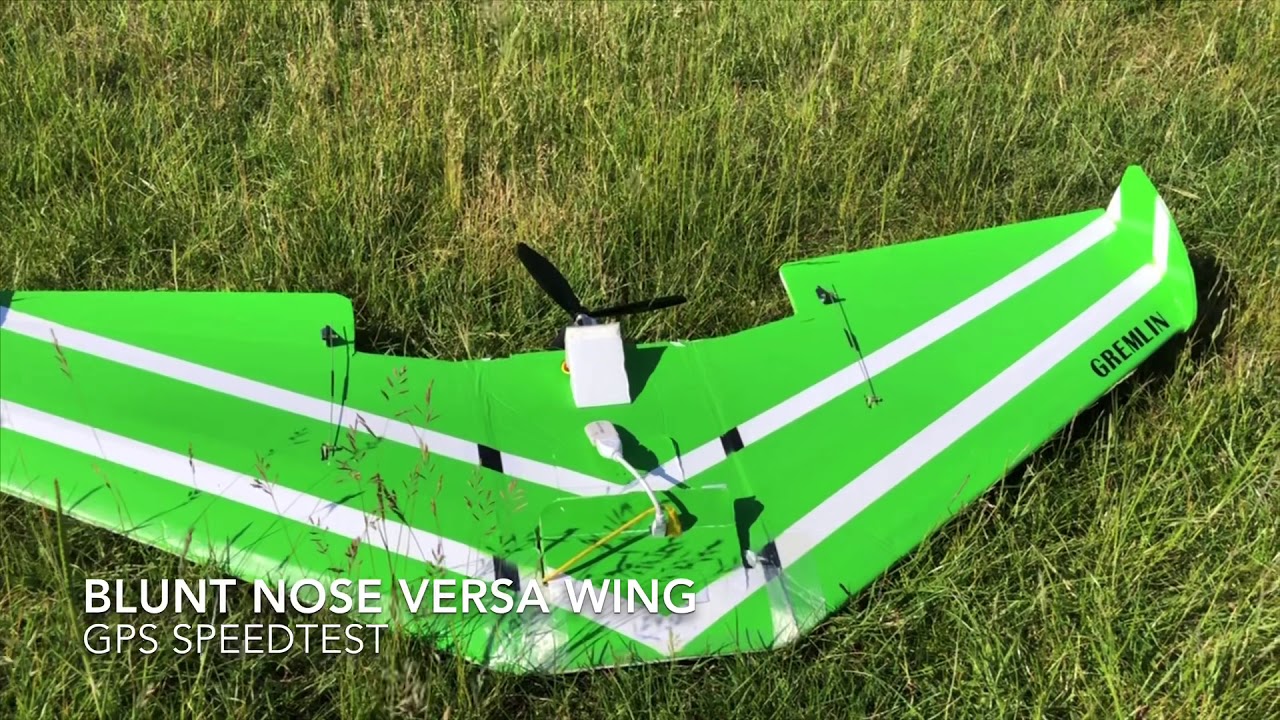 FliteTest Blunt Nose Versa Speed Test - How fast can it go?!