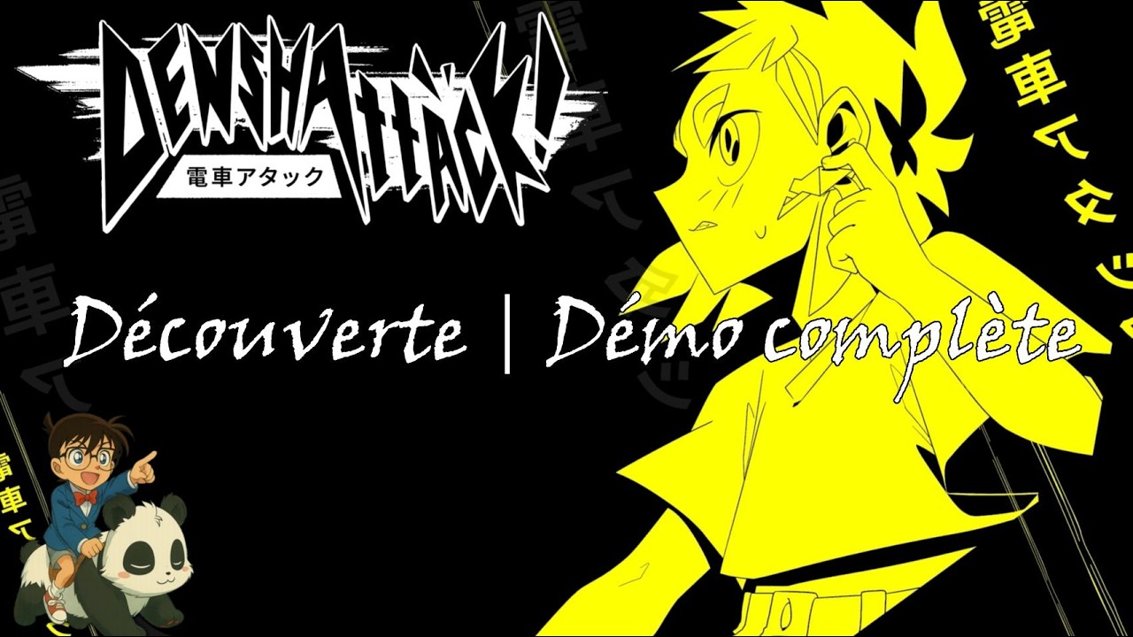 Des tricks en train, mais c'est quoi ce jeu ?! | Découverte de Denshattack!