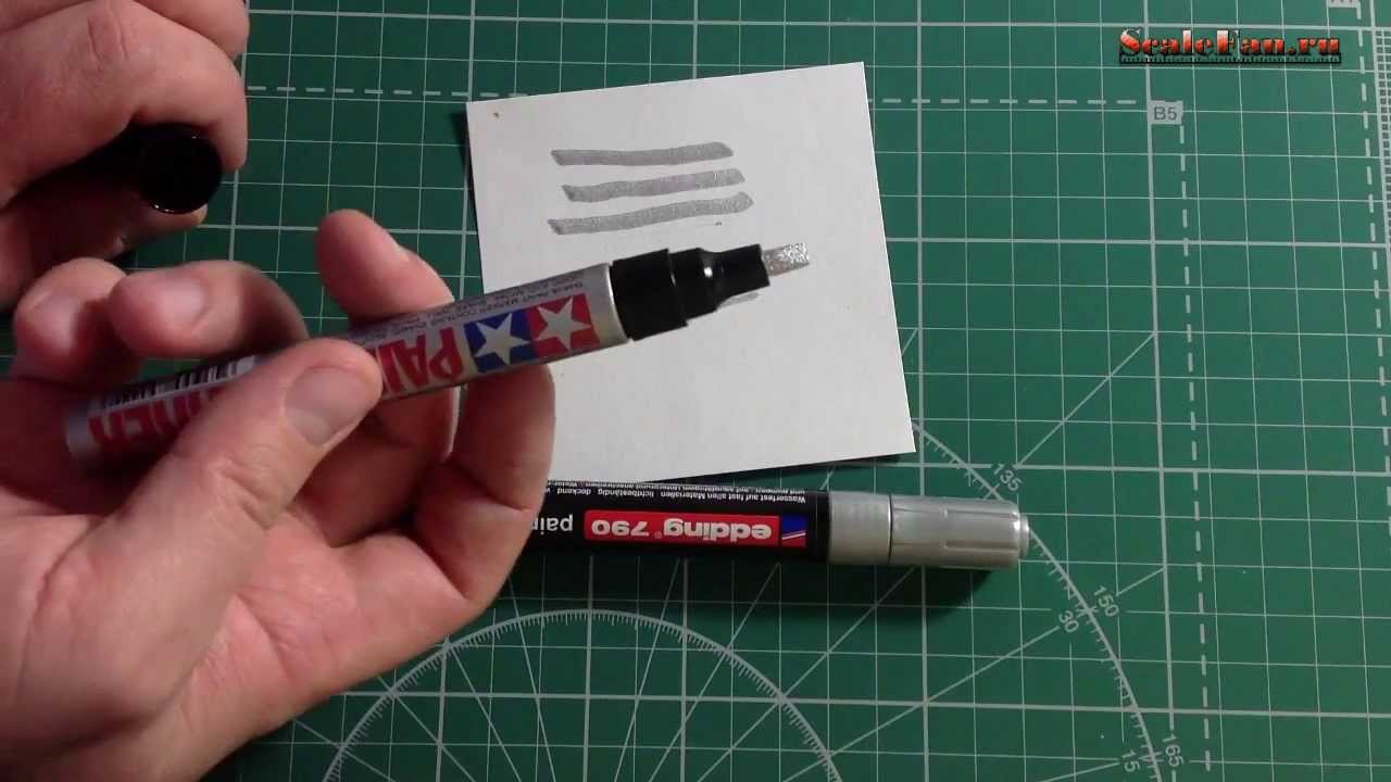 TAMIYA X-11 PAINT MARKER CROM SILVER-полезный маркер для моделиста