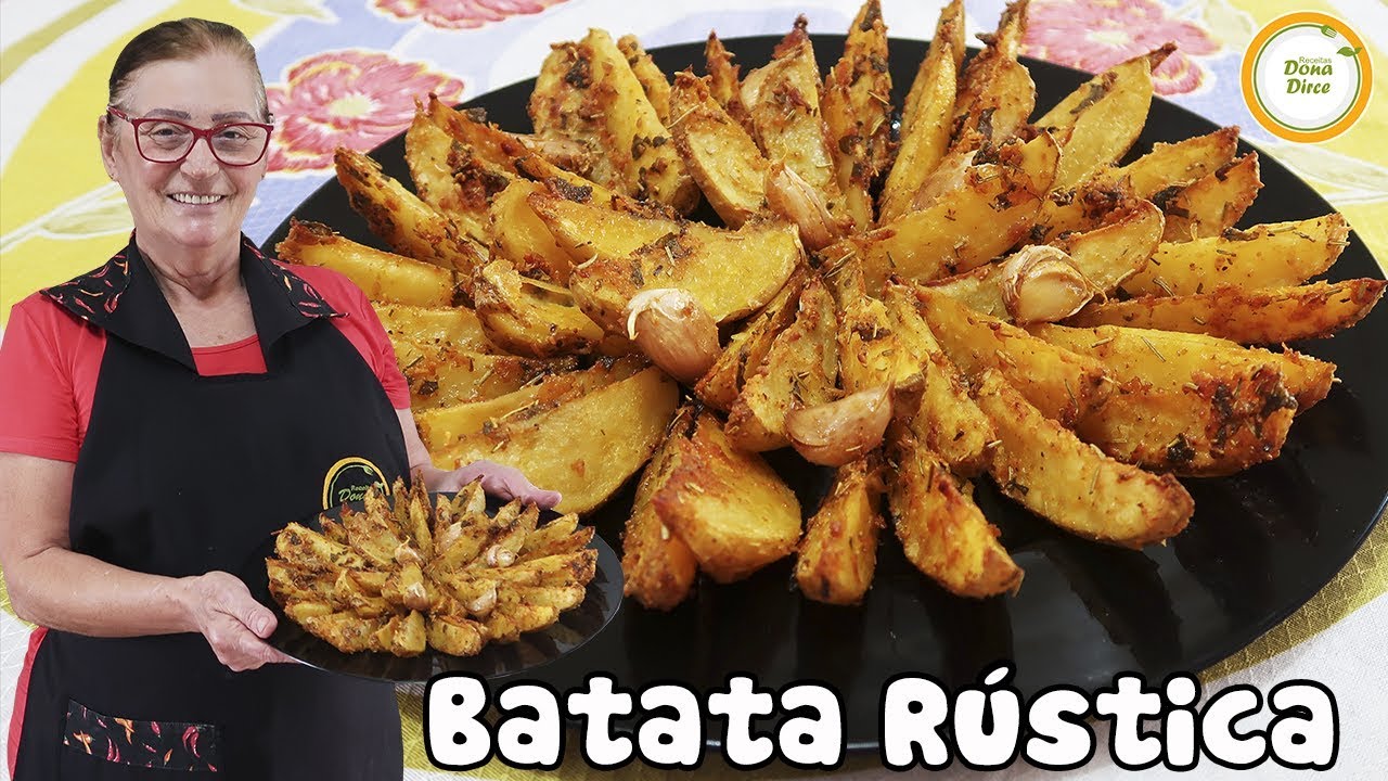 Como Fazer Batata Rústica | Batata Assada Rústica | Batata Gourmet Assada #342