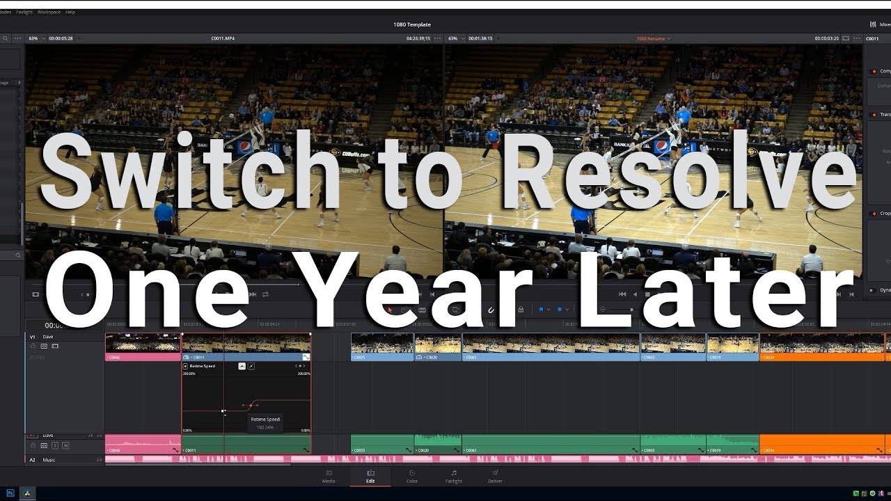 Switching from Premiere to Resolve One Year Later