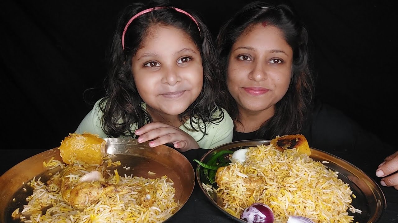 আজকে মা মেয়ে দুজনে Chicken Biriyani খেলাম, ডোলু তোমাদের সাথে আজকে অনেক কিছু শেয়ার করেছে, eating show