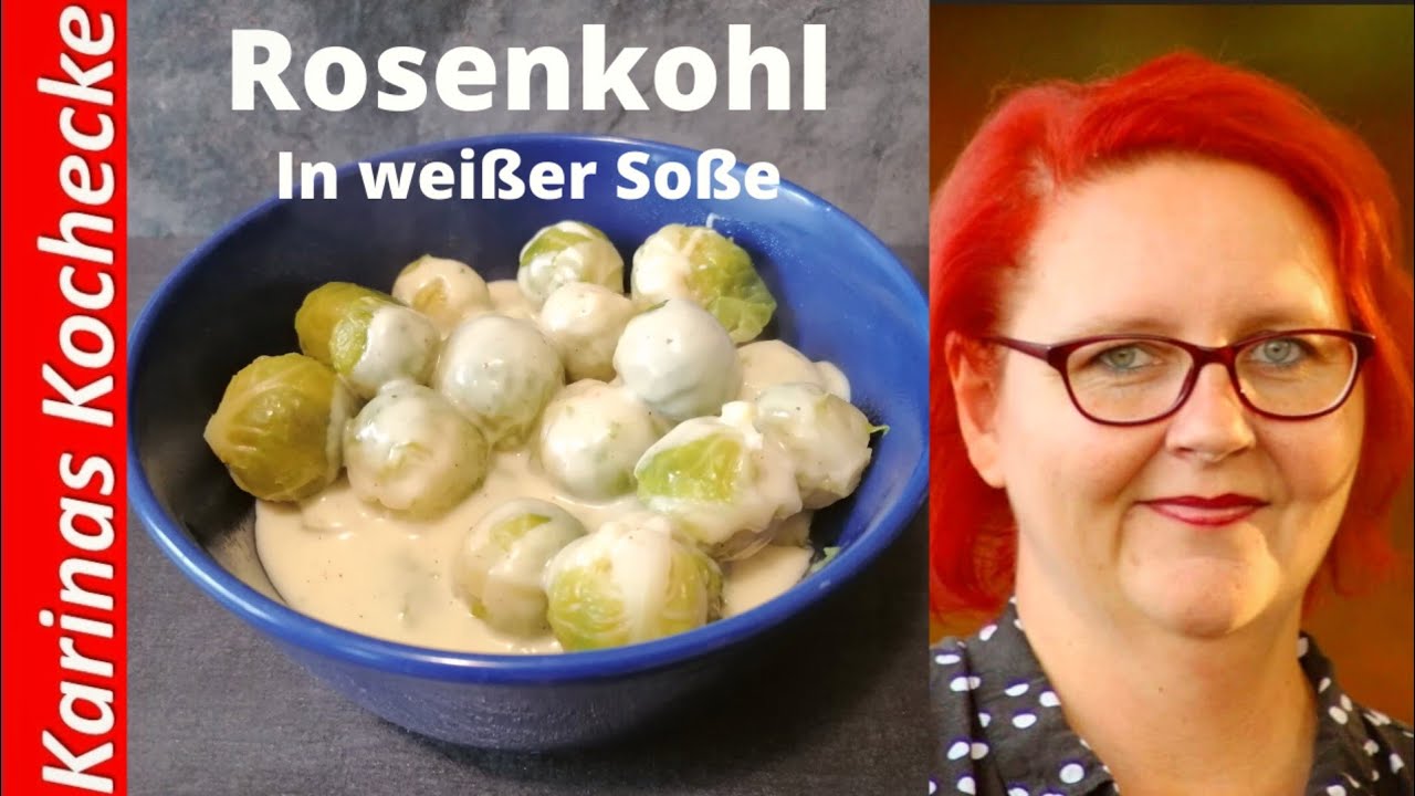 Die beste Beilage zu Fleisch ‼️ Rosenkohl in weißer Soße einfach schnell und lecker 😋 👌