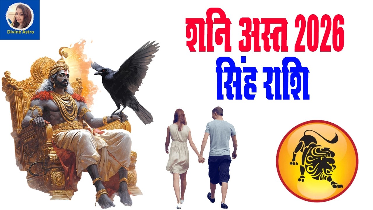 शनि अस्त 2026 में - क्या सिंह राशि वालों के रिश्तों और अहंकार की होगी परीक्षा? | Shani Asta Effects