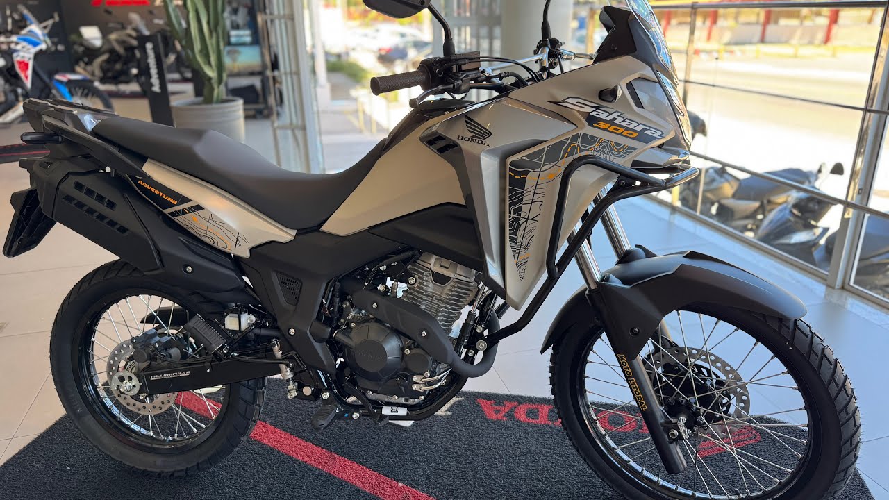 HONDA SAHARA 300 ADVENTURE 2025 EM DETALHES - PREÇO ATUALIZADO EM FEVEREIRO DE 2025