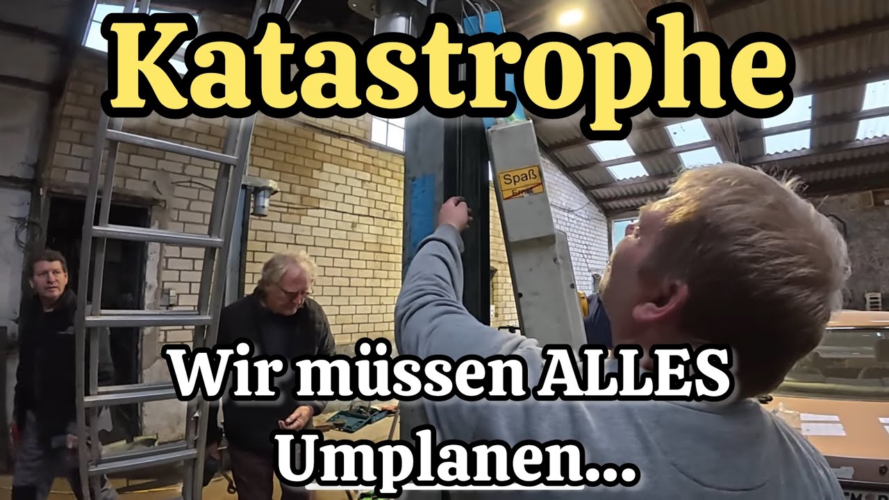 SCHLIMMER geht&rsquo;s NICHT!! Hebeb&uuml;hne passt NICHT in Werkstatt&hellip; Probleme im neuen Speedshop