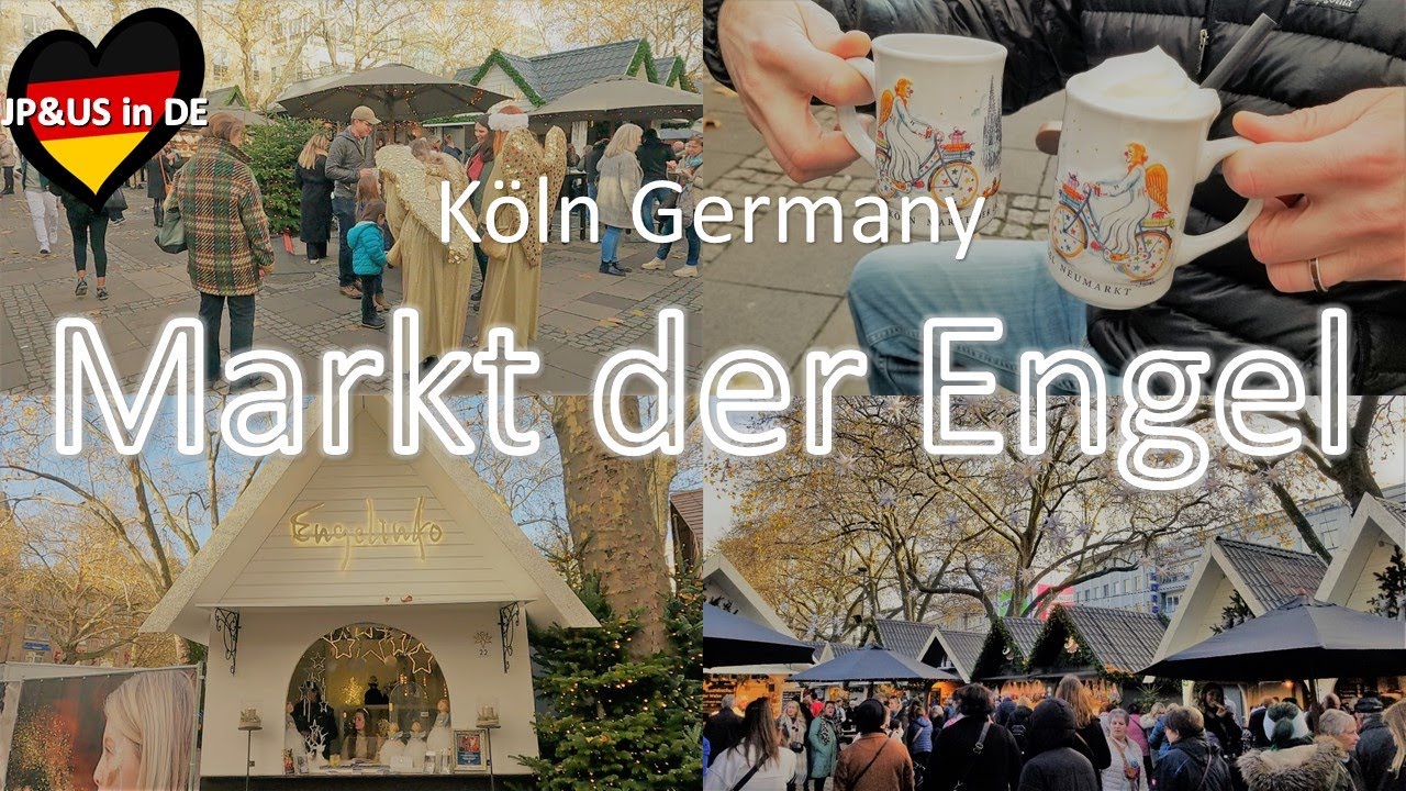 【Köln Angel Xmas Market】🇩🇪Köln's 5 Major Xmas Markets/Authentic German Xmas Market/Köln Trip Vlog⑥