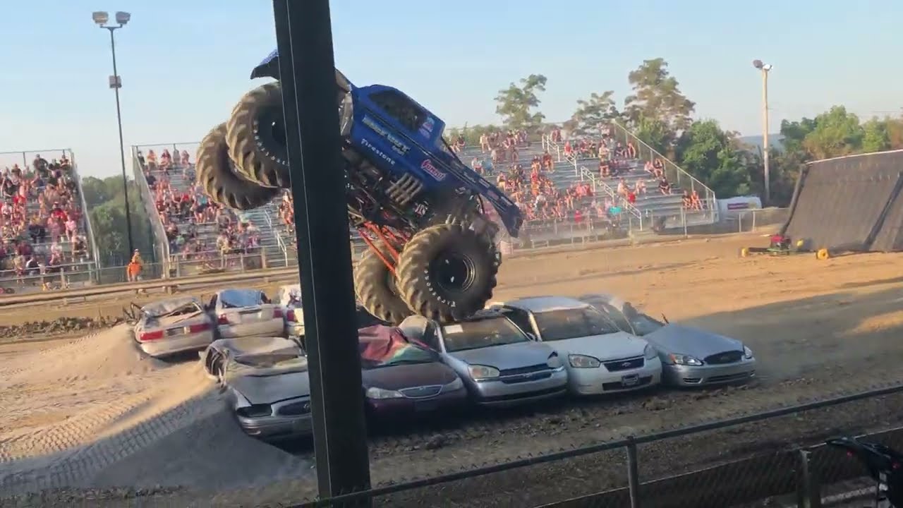 Monster Truck Showdown at the Fayette County Fair - Wheelies