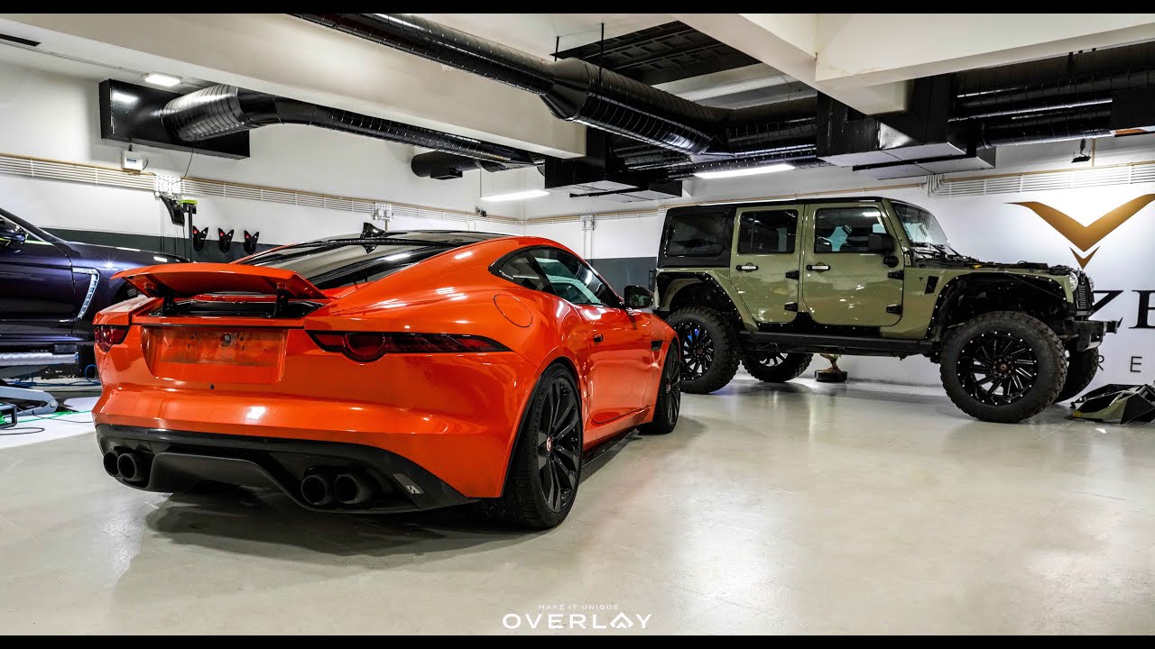 Overlay - Car Wrapping Jaguar F-Type Numeiro.