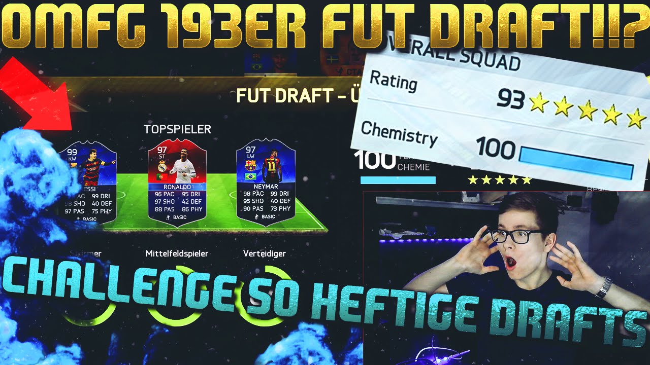 HOLY SHIT 193 RATED FUT DRAFT CHALLENGE! - FIFA 16: ULTIMATE TEAM (DEUTSCH) - SO UNGLAUBLICH!