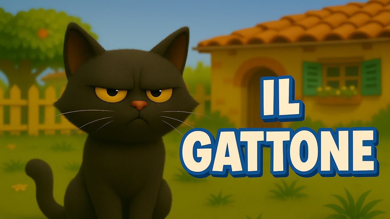 Il Gattone 🐱     - Miao Miao 🎶 | Canzoni per Bambini | Imparare Giocando