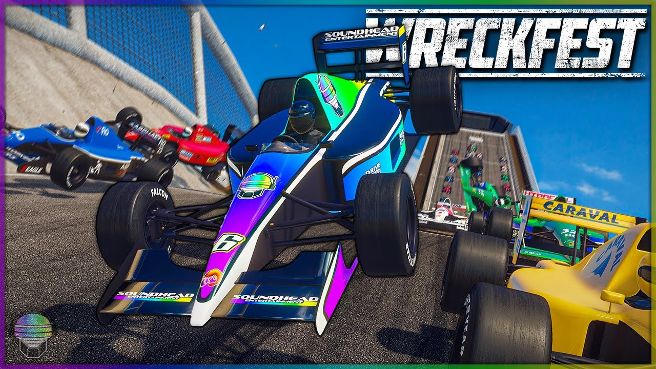 БИТВА F1 на самом дне! | Wreckfest
