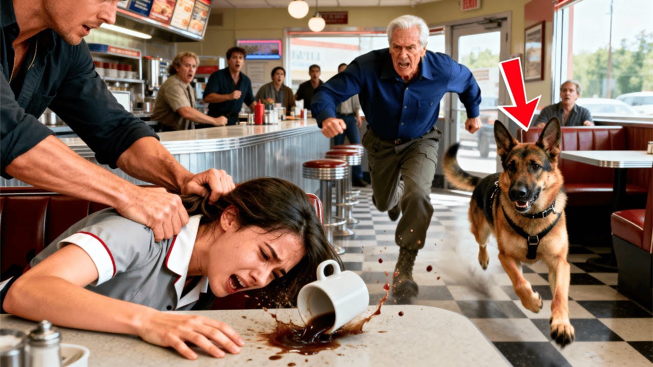 A Rich Young Man Slammed a Waitress’ Head on the Table— He Didn’t Know a Navy SEAL & k9 Was Watching