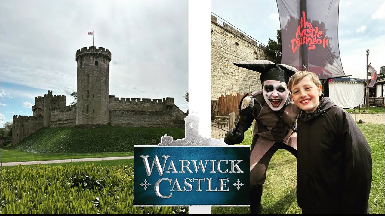 Very windy day at Warwick castle 💨