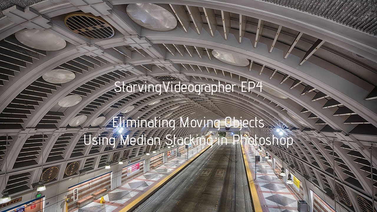 Starving Videographer Episode 4 | Eliminating Moving Objects Using Median Stacking In Photoshop