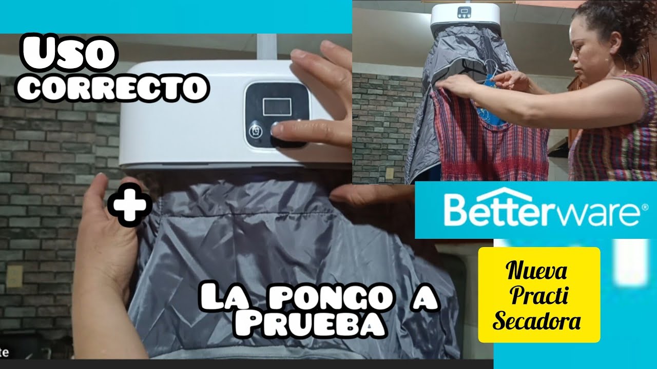 Cómo usar la Practi Secadora de Betterware 